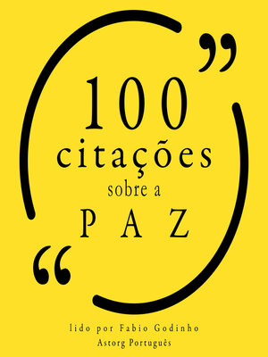 cover image of 100 citações sobre paz